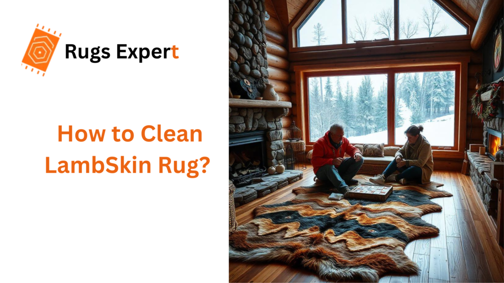 how to clean sheepskin rug 