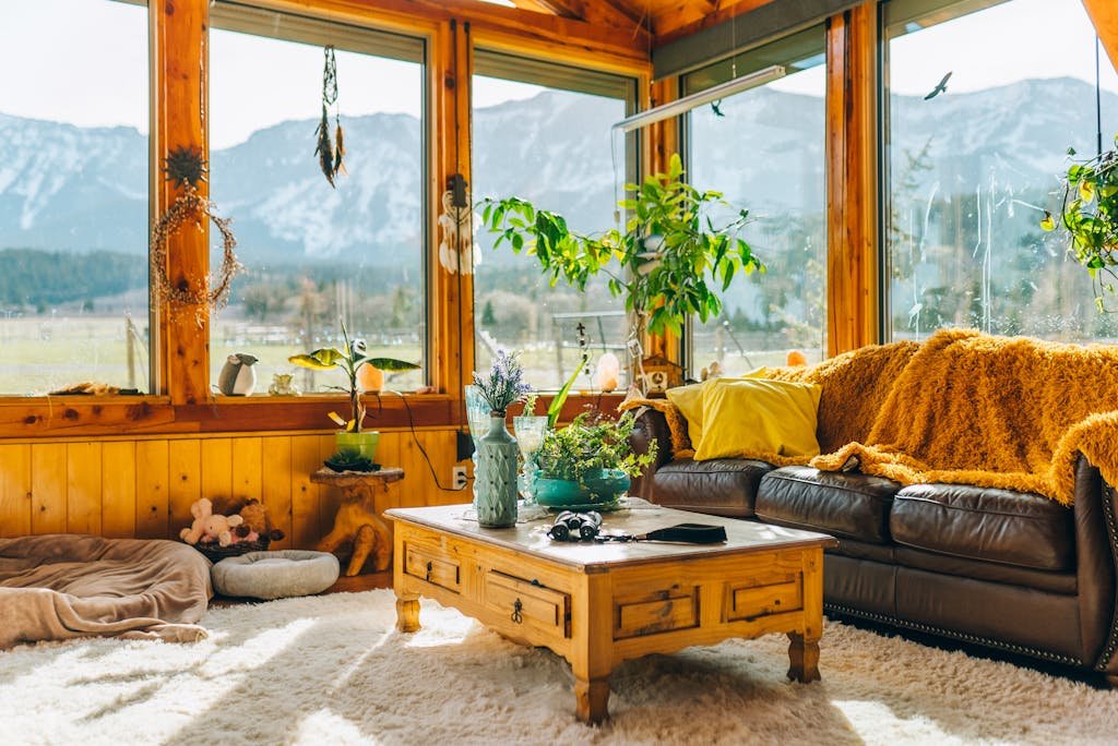 Photo of the Living Room with a Sofa, carpet, and a Coffee Table