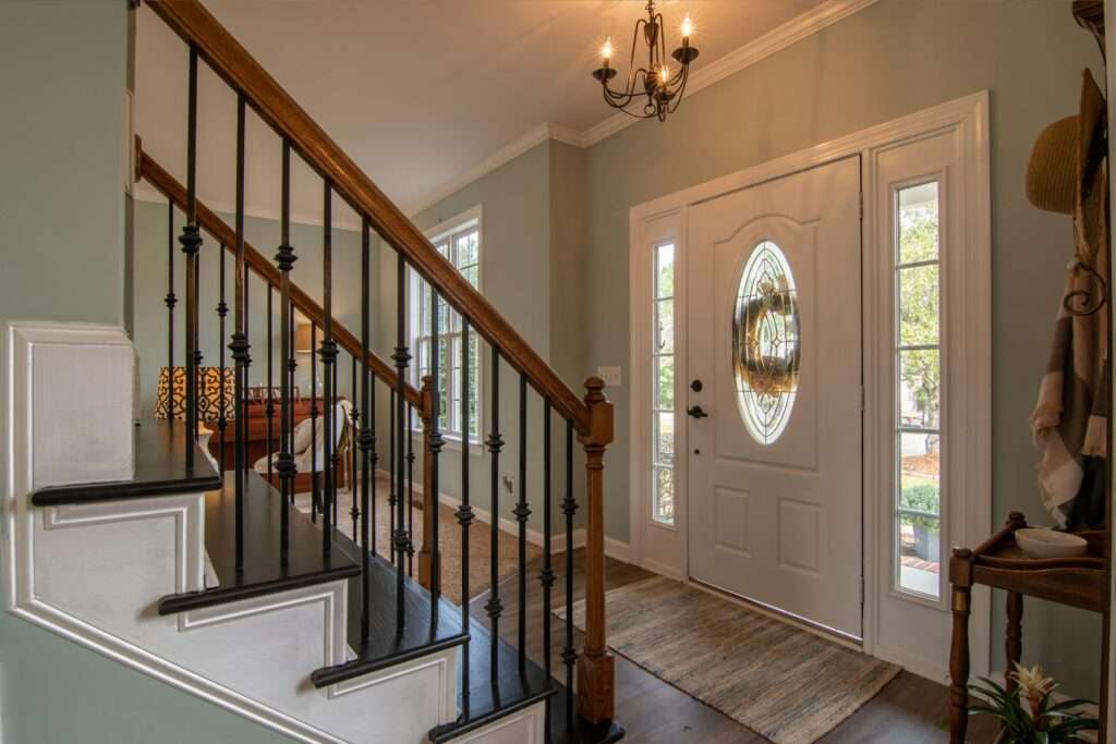 a beautiful entryway 